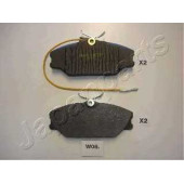 Колодки тормозные дисковые передний для DAEWOO LUBLIN <b>JAPANPARTS PA-W08AF</b>
