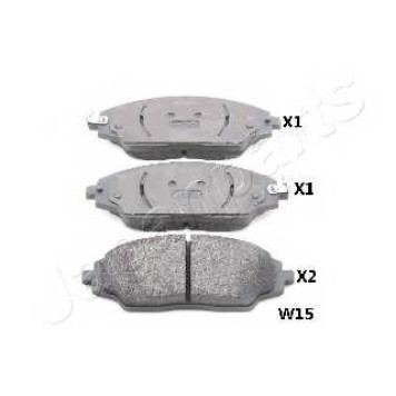 Колодки тормозные дисковые передний для CHEVROLET AVEO(T300) <b>JAPANPARTS PA-W15AF</b>