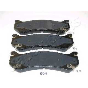 Колодки тормозные дисковые задний для CHEVROLET TAHOE(B2W) / HUMMER HUMMER H2 SUT, HUMMER H2 <b>JAPANPARTS PP-004AF</b>