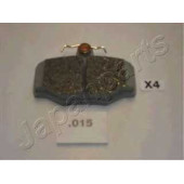 Колодки тормозные дисковые задний для NISSAN ALMERA TINO(V10), ALMERA(N16), PRIMERA(P10,P11,W10,WP11) <b>JAPANPARTS PP-015AF</b>