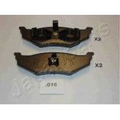 Колодки тормозные дисковые задний для CHRYSLER 300 M(LR), NEON(PL), PT CRUISER(PT#), SEBRING(JR), STRATUS(JA,JX) <b>JAPANPARTS PP-016AF</b>