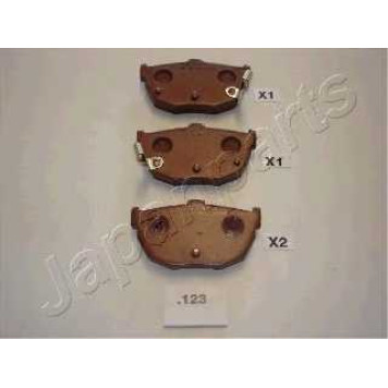 Колодки тормозные дисковые задний для NISSAN BLUEBIRD(T12,T72) <b>JAPANPARTS PP-123AF</b>