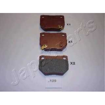 Колодки тормозные дисковые задний для NISSAN 300 ZX(Z32) / SUBARU IMPREZA(GC,GD,GF,GG) <b>JAPANPARTS PP-129AF</b>