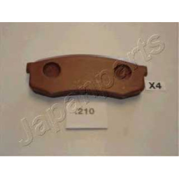 Колодки тормозные дисковые задний для MITSUBISHI PAJERO / TOYOTA LAND CRUISER 90, LAND CRUISER <b>JAPANPARTS PP-210AF</b>