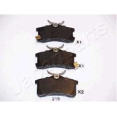Колодки тормозные дисковые задний для TOYOTA AVENSIS(#ACM2#, #CLM2#, #T22#), CAMRY(#CV1#, #CV2#, #V1#, #XV1#, #XV2#), CARINA E(#T19#), CELICA(AT20#, ST20#) <b>JAPANPARTS PP-219AF</b>