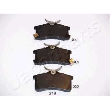 Колодки тормозные дисковые задний для TOYOTA AVENSIS(#ACM2#, #CLM2#, #T22#), CAMRY(#CV1#, #CV2#, #V1#, #XV1#, #XV2#), CARINA E(#T19#), CELICA(AT20#, ST20#) <b>JAPANPARTS PP-219AF</b>