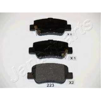 Колодки тормозные дисковые задний для TOYOTA AVENSIS(ADT27,T25,ZRT27) <b>JAPANPARTS PP-223AF</b>