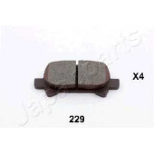 Колодки тормозные дисковые задний для TOYOTA AVALON(GSX3#,MCX2#) <b>JAPANPARTS PP-229AF</b>