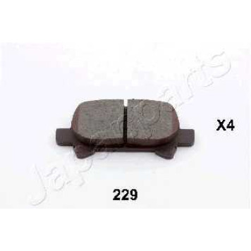 Колодки тормозные дисковые задний для TOYOTA AVALON(GSX3#,MCX2#) <b>JAPANPARTS PP-229AF</b>