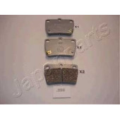 Колодки тормозные дисковые задний для CHERY J11, TIGGO 3 / TOYOTA RAV 4(ACA2#,CLA2#,XA2#,ZCA2#) <b>JAPANPARTS PP-256AF</b>