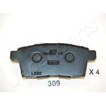 Колодки тормозные дисковые задний для MAZDA CX-7(ER) <b>JAPANPARTS PP-309AF</b>
