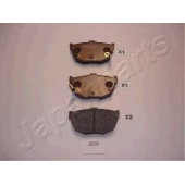 Колодки тормозные дисковые задний для HYUNDAI COUPE(GK,RD), ELANTRA(HD,XD), LANTRA(J-1,J-2), MATRIX(FC) / KIA CERATO(LD) <b>JAPANPARTS PP-595AF</b>