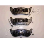 Колодки тормозные дисковые задний для JEEP CHEROKEE(KJ), WRANGLER(TJ) <b>JAPANPARTS PP-904AF</b>
