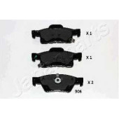 Колодки тормозные дисковые задний для JEEP GRAND CHEROKEE(WK,WK2) <b>JAPANPARTS PP-906AF</b>
