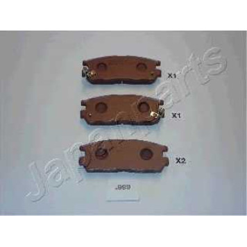 Колодки тормозные дисковые задний для ISUZU TROOPER(UB) <b>JAPANPARTS PP-999AF</b>