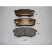 Колодки тормозные дисковые задний для HYUNDAI SANTAMO / KIA JOICE <b>JAPANPARTS PP-H02AF</b>