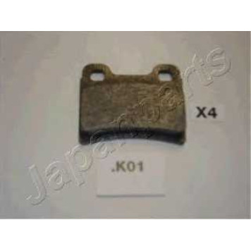 Колодки тормозные дисковые задний для KIA SEPHIA(FA) <b>JAPANPARTS PP-K01AF</b>