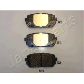 Колодки тормозные дисковые задний для KIA CARENS(UN) <b>JAPANPARTS PP-K10AF</b>