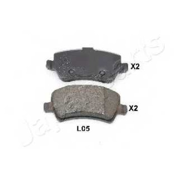 Колодки тормозные дисковые задний для LAND ROVER RANGE ROVER EVOQUE(LV) <b>JAPANPARTS PP-L05AF</b>