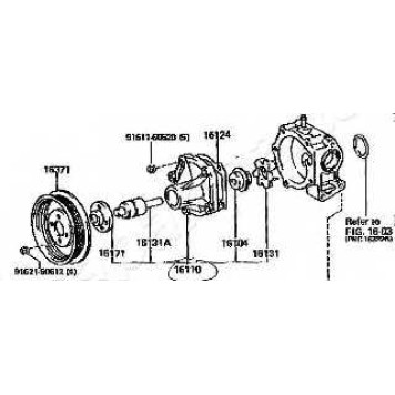Водяной насос JAPANPARTS PQ-297-2