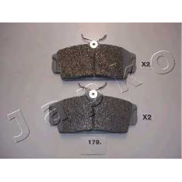 Колодки тормозные дисковые передний для NISSAN ALMERA(N16), PRIMERA(P11,WP11) <b>JAPKO 50179</b>