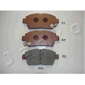 Колодки тормозные дисковые передний для TOYOTA CELICA, COROLLA, MR, PRIUS, YARIS <b>JAPKO 50203</b>