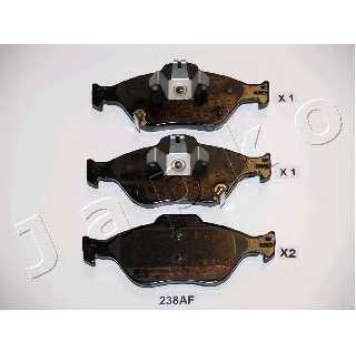 Колодки тормозные дисковые передний для TOYOTA YARIS(KSP13#, KSP9#, NCP13#, NCP9#, NHP13#, NLP13#, NSP13#, NSP9#, SCP9#, ZSP9#) <b>JAPKO 50238</b>