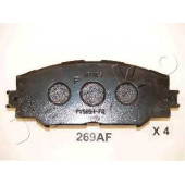 Колодки тормозные дисковые передний для SUBARU TREZIA / TOYOTA AURIS, COROLLA, RAV 4, URBAN CRUISER, VERSO S <b>JAPKO 50269</b>