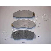 Колодки тормозные дисковые передний для HONDA ACCORD, CIVIC, CR, HR, INTEGRA, LEGEND, NSX, PRELUDE, SHUTTLE <b>JAPKO 50432</b>