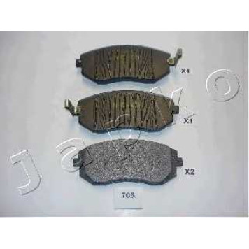 Колодки тормозные дисковые передний для SUBARU BRZ, FORESTER, IMPREZA, LEGACY, OUTBACK, XV / TOYOTA GT 86 <b>JAPKO 50706</b>