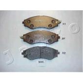Колодки тормозные дисковые передний для CHEVROLET EVANDA, LACETTI, NUBIRA, REZZO / DAEWOO EVANDA, LACETTI, LEGANZA, NUBIRA, REZZO <b>JAPKO 50W05</b>