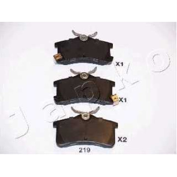 Колодки тормозные дисковые задний для TOYOTA AVENSIS(#ACM2#, #CLM2#, #T22#), CAMRY(#CV1#, #CV2#, #V1#, #XV1#, #XV2#), CARINA E(#T19#), CELICA(AT20#, ST20#) <b>JAPKO 51219</b>