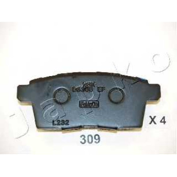 Колодки тормозные дисковые задний для MAZDA CX-7(ER) <b>JAPKO 51309</b>
