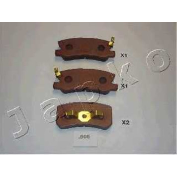 Колодки тормозные дисковые задний для CHRYSLER SEBRING / JEEP COMPASS / MITSUBISHI ASX, GRANDIS, LANCER, OUTLANDER, PAJERO <b>JAPKO 51505</b>