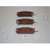 Колодки тормозные дисковые задний для SUBARU FORESTER(SF), IMPREZA(GC,GF,GFC), LEGACY(BC,BD,BE,BG,BH,BJF), OUTBACK(BE,BH), SVX(CX) <b>JAPKO 51701</b>