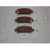 Колодки тормозные дисковые задний для SUBARU FORESTER(SF,SG), IMPREZA(GC,GF,GFC,GG), LEGACY(BE,BH), OUTBACK(BE,BH) <b>JAPKO 51702</b>