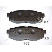 Колодки тормозные дисковые задний для SUBARU BRZ, TRIBECA(B9) / TOYOTA GT 86(ZN6#) <b>JAPKO 51705</b>