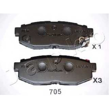 Колодки тормозные дисковые задний для SUBARU BRZ, TRIBECA(B9) / TOYOTA GT 86(ZN6#) <b>JAPKO 51705</b>