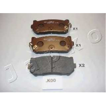 Колодки тормозные дисковые задний для KIA CARENS(FC,FJ), CLARUS(GC,K9A), SEPHIA(FB), SHUMA(FB) <b>JAPKO 51K00</b>