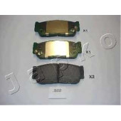Колодки тормозные дисковые задний для SSANGYONG ACTYON, REXTON(GAB#), RODIUS <b>JAPKO 51S02</b>