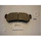 Колодки тормозные дисковые задний для CHEVROLET LACETTI(J200), NUBIRA / DAEWOO LACETTI(KLAN), NUBIRA(KLAN) <b>JAPKO 51W02</b>