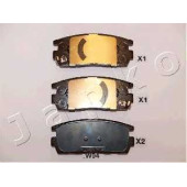 Колодки тормозные дисковые задний для CHEVROLET CAPTIVA(C100,C140) / OPEL ANTARA <b>JAPKO 51W04</b>