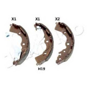 Комплект тормозных колодок задний для HYUNDAI ACCENT(MC) / KIA PRIDE(DA), RIO(JB) <b>JAPKO 55H19</b>