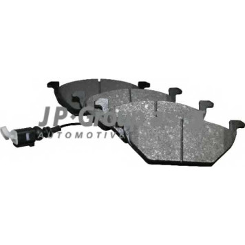 Колодки тормозные дисковые передний для AUDI A2, A3 / SKODA CITIGO, FABIA, OCTAVIA, ROOMSTER, YETI / VW BEETLE, BORA, CADDY, GOLF, JETTA, NEW BEETLE, POLO <b>JP GROUP 1163601010</b>