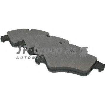 Колодки тормозные дисковые передний для MERCEDES SPRINTER(901, 902, 903), V(638/2), VITO(638) / VW LT(2, 2DA, 2DB, 2DC, 2DD, 2DE, 2DF, 2DH, 2DK) <b>JP GROUP 1163601510</b>