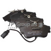 Колодки тормозные дисковые передний для VW TRANSPORTER(70XA, 70XB, 70XC, 70XD, 7DB, 7DK, 7DW) <b>JP GROUP 1163603710</b>