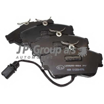 Колодки тормозные дисковые передний для VW TRANSPORTER(70XA, 70XB, 70XC, 70XD, 7DB, 7DK, 7DW) <b>JP GROUP 1163603710</b>