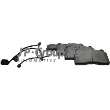 Колодки тормозные дисковые передний для VW TOUAREG(7L6,7L7,7LA,7P5) <b>JP GROUP 1163606810</b>