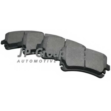 Колодки тормозные дисковые задний для AUDI A4, A6, A8 / VW MULTIVAN, TRANSPORTER <b>JP GROUP 1163706510</b>