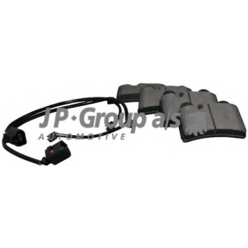 Колодки тормозные дисковые задний для VW TOUAREG(7L6,7L7,7LA) <b>JP GROUP 1163707110</b>